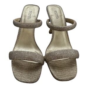 Michael Kor’s Gold Sparkly Heels 6.5